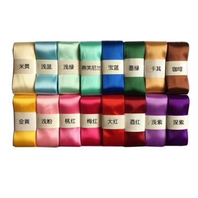 China Wholesale High Quality Custom Recyled Ribbon Logo / Satin Ribbon Bow for sale