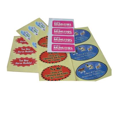 China Decorative Sticker Make In China Custom Print Label Sticker Sheet Wholesale for sale