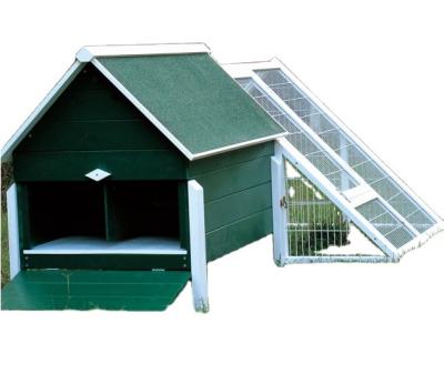 China Viable Triangle Asphalt Roof Waterproof Small Animals Chicken Wooden Pet Cage for sale