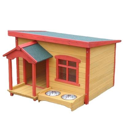 China Viable dog kennels pet house pet kennel made of wooden wooden dog cage for sale