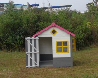 China Sustainable Wooden Material Outdoor Kids Playhouses For Sale Nice Looking Wooden Kids Play House for sale