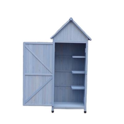 China Easily Assembled Chinese Garden Shed Waterproof Outdoor Wooden Garden Storage Furniture Garden Tool Shed for sale