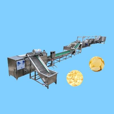 China Industrial Potato Chip Fryer Machine for Frozen French Fries Line Capacity of 300kg for sale