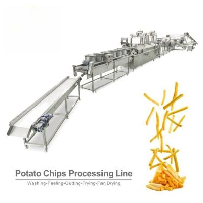 China Industrial French Fries Production Equipment for Large Scale Production 100kg Capacity for sale