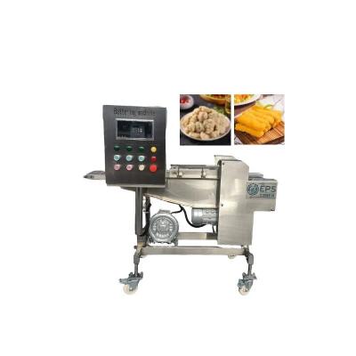 China 380V Automatic Tempura Dipping Battering Coating Machine for Meat Seafood and Vegetable for sale