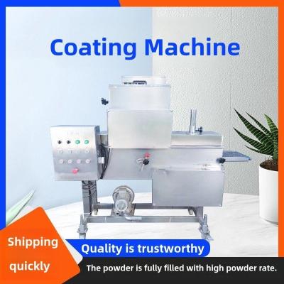 China Voltage 380V Seafood Flouring Machine Meat Grinder Chicken Popcorn Coating Machine for sale