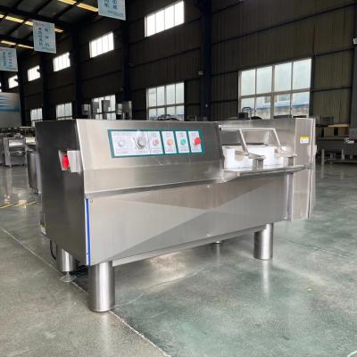 China 500kg Customized Easy Operation Automatic Frozen Beef Cube Dicer for Mutton Beef Block for sale