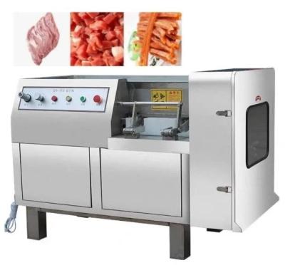 China Frozen Meat Dicer Cuber 21mm Meat Cube Cutting Machine 3kw Beef Dicer Machine for sale