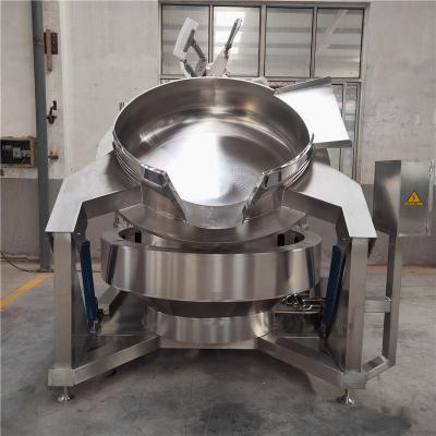 China 1200*900*900 Automatic Vacuum Horizontal Steam Jacket Heating Jam Bean Paste Cooking Mixer for sale