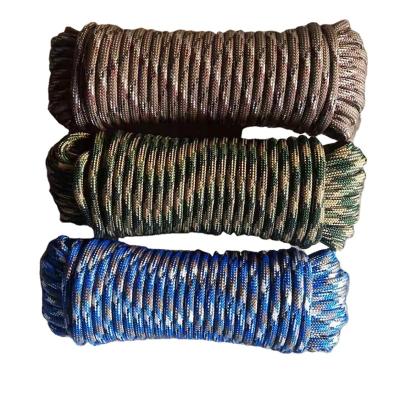 China Colorful PP Rope 32strands Braided Rope PP Rope for sale