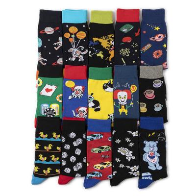 China Wholesale Hot QUICK DRY Popular Pattern Hot Popular Pattern Cartoon Fashion Sale Space Crew Cotton Air Crew Socks for sale