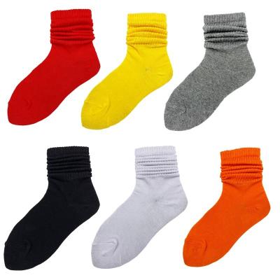 China QUICK DRY Candy Color Hoses Socks For Boys And Girls Kids Soft Slouch Slouch Socks Vertical Stripe Stockings Manufacturers Direct Supply for sale