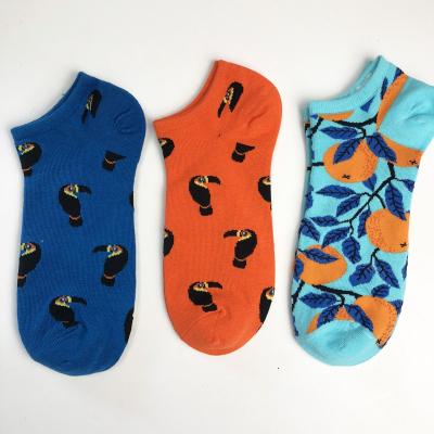 China Wholesale New Women's Cotton Socks Cartoon Ankle Boat Animal Breathable Straight Socks QUICK DRY, Cute Fashion Socks for sale