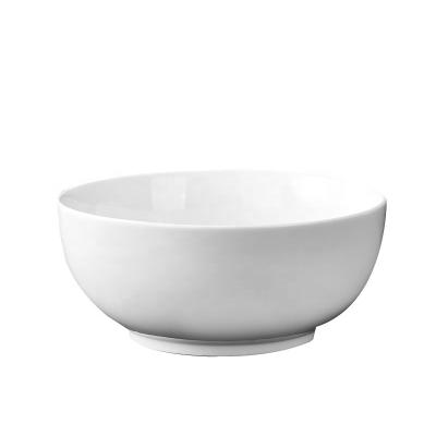 China Sustainable white fruit nut entertaining 1800ml pumpkin-like design large serving bowls for dinner banquet for sale