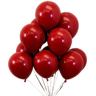 China Bridal Wedding Balloons - Decorate Your Wedding Scene with Trendy Balloon Sets, Jewel Red Balloons for Wedding Celebrations for sale