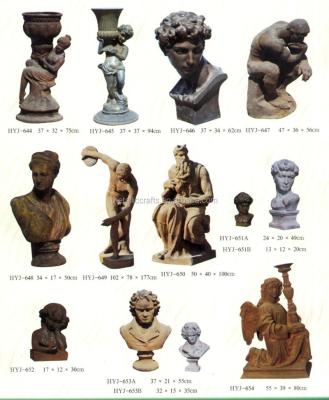 China China Material Cast Iron Figure Sculpture for sale