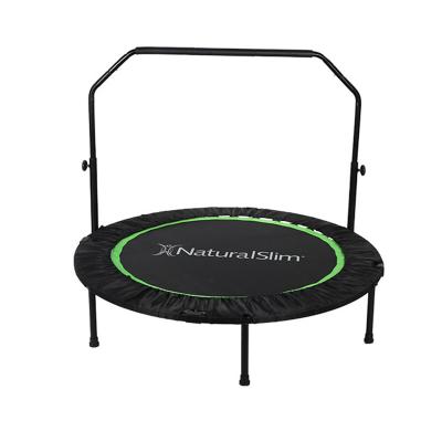 China Without Protective Net Best Selling High Quality Foldable 48inch Round Exercise Trampoline Home Fitness, Trampoline For Adults for sale