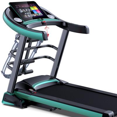 China Home use 3.5HP motor 10.1IN intelligent color multi-function screen luxury mute foldable treadmill for sale