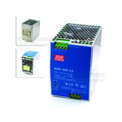 China Medium Well NDR-480-24 AC-DC 480W 24V 20A Din Rail Medium Single Output Industrial Power Supply in Metal Case NDR-480-24 for sale