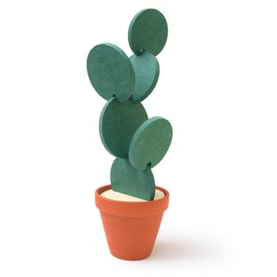 China Modern Creative Cactus Non-Slip Insulated Tea Mat Diy Home Tableware Coffee Cup Holder Home Desktop Storage for sale