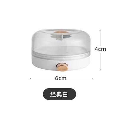 China Metal button Kitchen Multi Purpose Push Button Design Wall Hanging Plain Color Sugar Salt Shaker Spice Dispenser Storage Box for sale