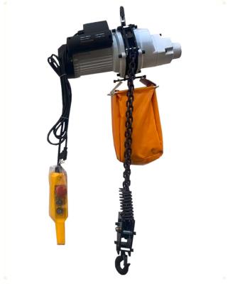 China Hot Selling mini electric chain hoist Little King Kong Double Speed Lifting Single Phase  for Construction 300-1000kg for sale