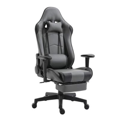 China Gaming Executive Chair High Back Ergonomic Wrapping Chair With Footrest Height Adjustable Swivel Office Chair for sale