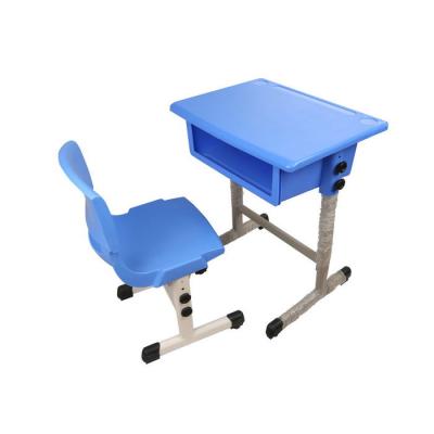 China Eco-friendly Classroom Kids Primary School Plastic Student Desk And Chair for sale