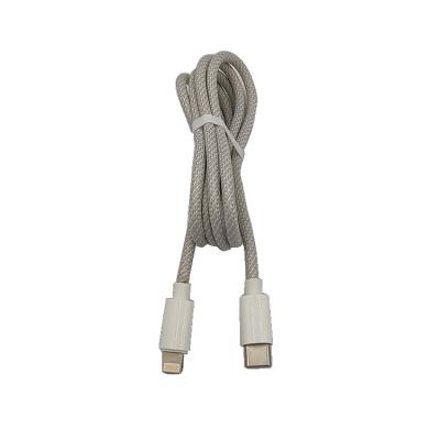 China Manufacturer Wholesale Mobile Phone C--C 60w Glossy Data Charger Plastic Braided Cable for sale