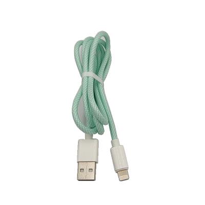 China High Quality Usb Mobile Phone Charger Data Cable Glossy Plastic Shell Braided Cable Cable for sale