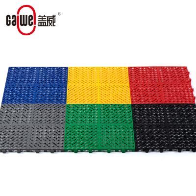 China Non-slip Reinforced Floor Grill Warehouse Plastic Splicing Plastic Grid for sale