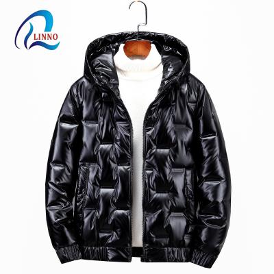 China Embossed Surface Design Anti-wrinkle Custom Shiny Mannequin Shiny Bubble Down Jackets for sale