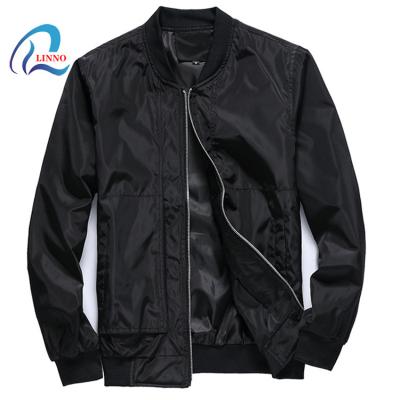 China QUICK DRY Outdoor Custom Clothing Anorak Black Casual Wear Mens Lightweight Bomber Jacket for sale