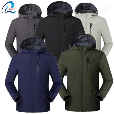 China Sustainable Outdoor Warm Long Sleeve Zipper Anorak Hoodie Breathable Waterproof Jacket for sale