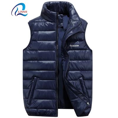 China Fashionable Winter Men's Stripper Jacket Long Black Waterproof Sleeveless Winter for sale