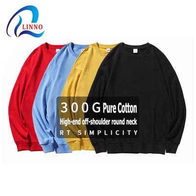 China Anti-wrinkle plain dyed custom men's unisex cotton logo pullover hoodies spring and autumn sweatshirt for sale