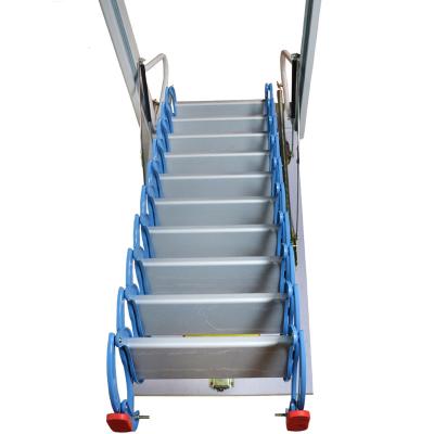 China Custom Indoor Aluminum Folding Ladders Fold Attic Stair Price for sale