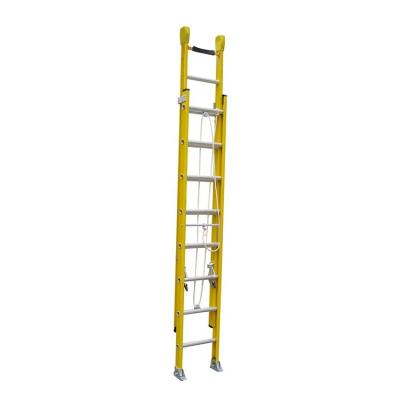 China Custom Expandable Insulation Ladders FRP Fiberglass Insulated Extension Ladder for sale