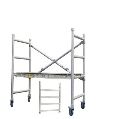 China Modern Portable Aluminum Folding Scaffolding Mini Base Mobile Australian / European Standards for sale