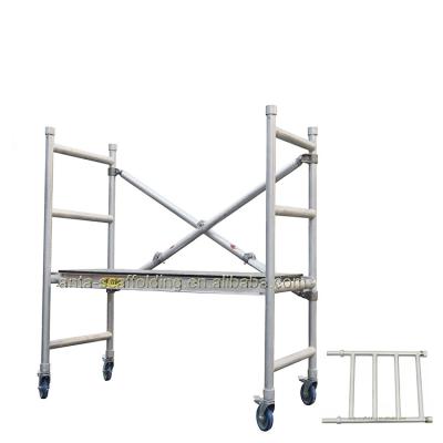 China Modern Mini Scaffolding Folding Working Tower Aluminum Mobile Staircase Australian/European Standards for sale