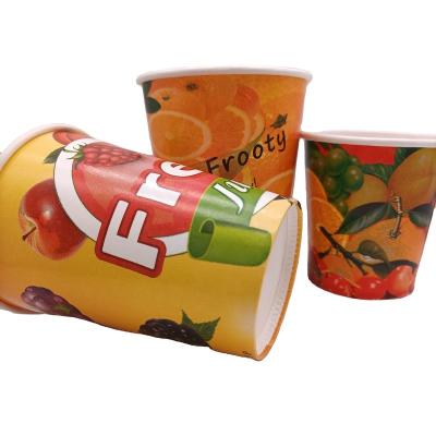 China Disposable Cold Cup Drink Printing Disposable Paper Cup for sale