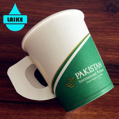 China 7oz Disposable Single Wall Coffee Paper Cup With Handle Popular With Market for sale