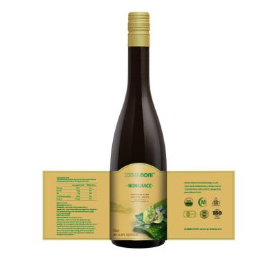 China Low fat OEM/ODM 100%pure and organic vegan noni juice via Hainan xisha noni health drink liquid natural fresh fruit deep fermentation for sale