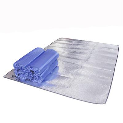 China 2021 Wholesale High Quality Waterproof Polyester Moving Hike Outdoor Camping No Sand Beach Foldable Fold Mat for sale