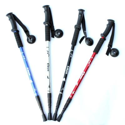 China Outdoor Camping Hiking 2021 New Design PVC T Handle Traveling Walking Alpenstock Hiking Stick for sale