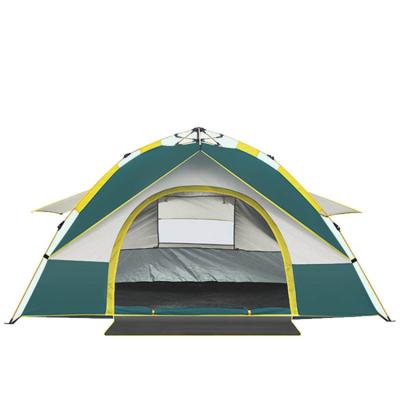 China Diagonal Bracing Type Automatic Outdoor Recreational Camping Tent One Door Three Fishing Camping Tent for sale