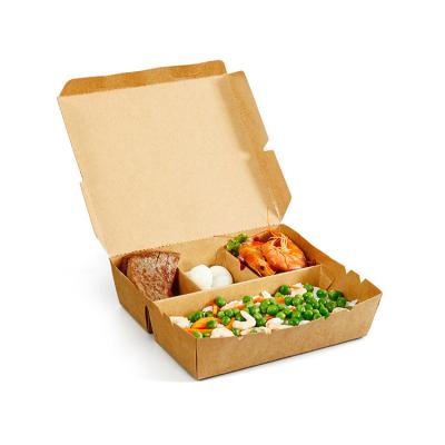 China Recyclable Disposable Biodegradable Takeout Salad Clamshell Lunch Takeout Box for sale