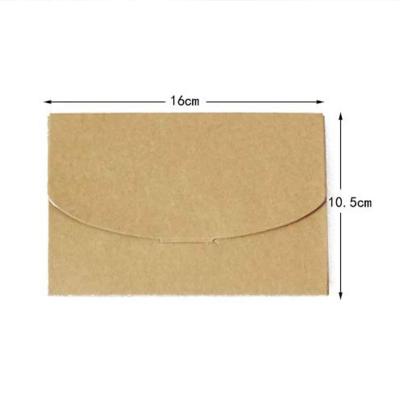 China Best Selling Desirable Recyclable Kraft Paper Envelope Box Jewelry Package Box Latest Window Envelope Box for sale