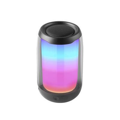 China Wireless Charger for Mobile Phone 7 Color LED Auto-changing Blue-tooth LED Night Light Wireless Speaker Portable Speaker with Lights for sale