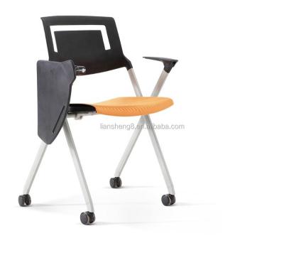 China Beautiful Modern Foldable Four Leg Office Chair for sale